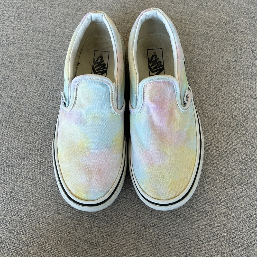 Vans Asher Slip On Tie Dye Sz 3
